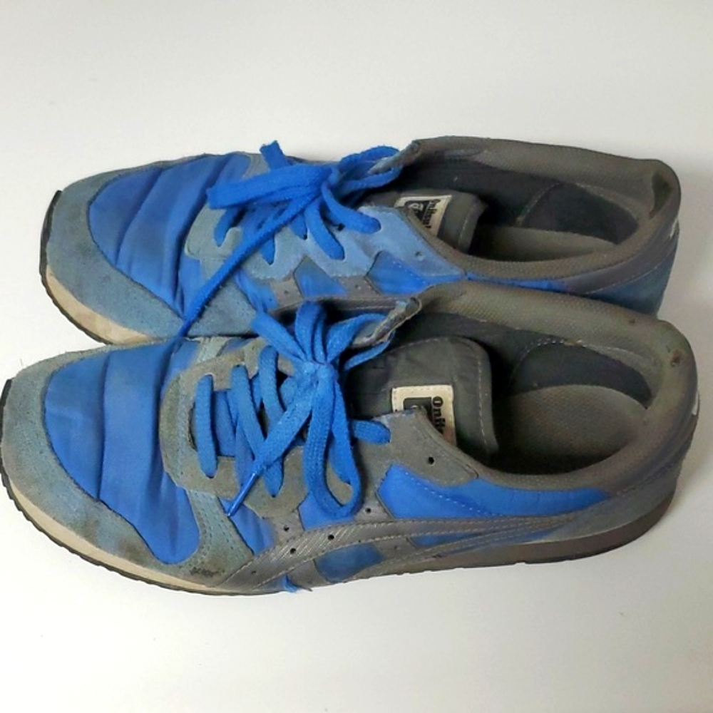 Onizuka Tiger Blue Mens Tennis Shoes Size 9